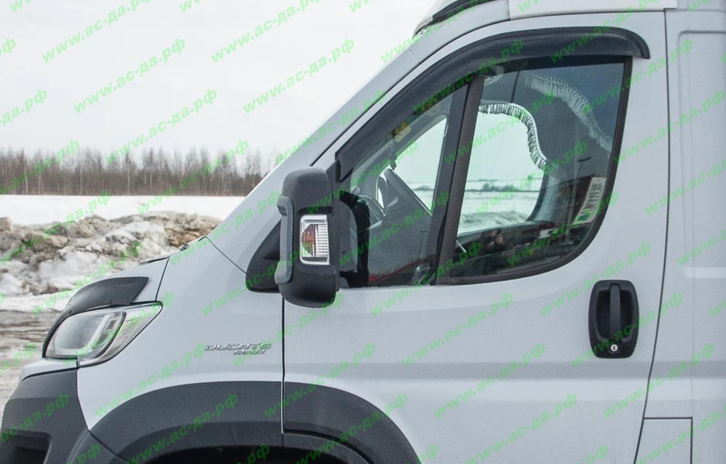 Дефлекторы на Fiat Ducato 2014-2021 ANV широкие